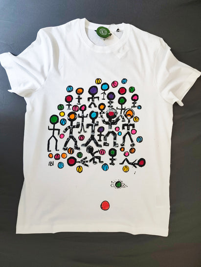 Handgemaltes T-Shirt Spielplatz Wien