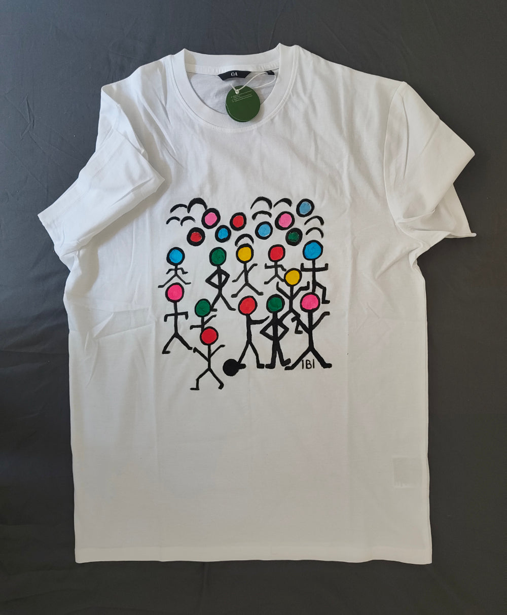 Herren T-Shirt Happy People Belisimo