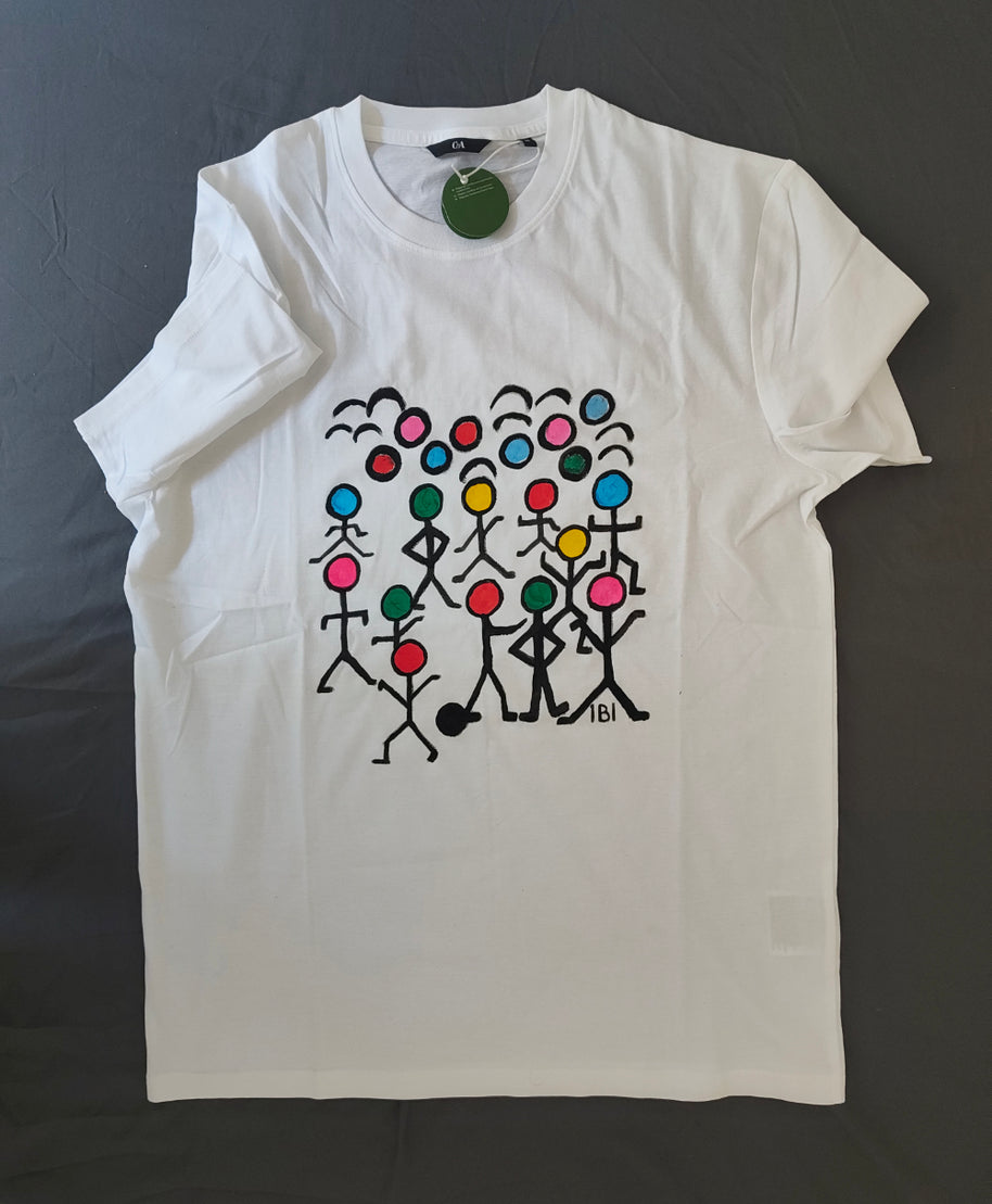 Herren T-Shirt Happy People Belisimo