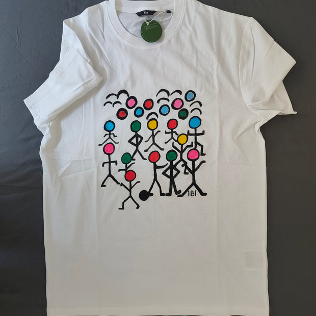 Herren T-Shirt Happy People Belisimo