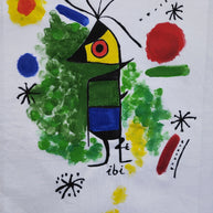 Hobbymalerei T-Shirt bunter Vogel BELISIMO Monika Ibi gemalt in Wien