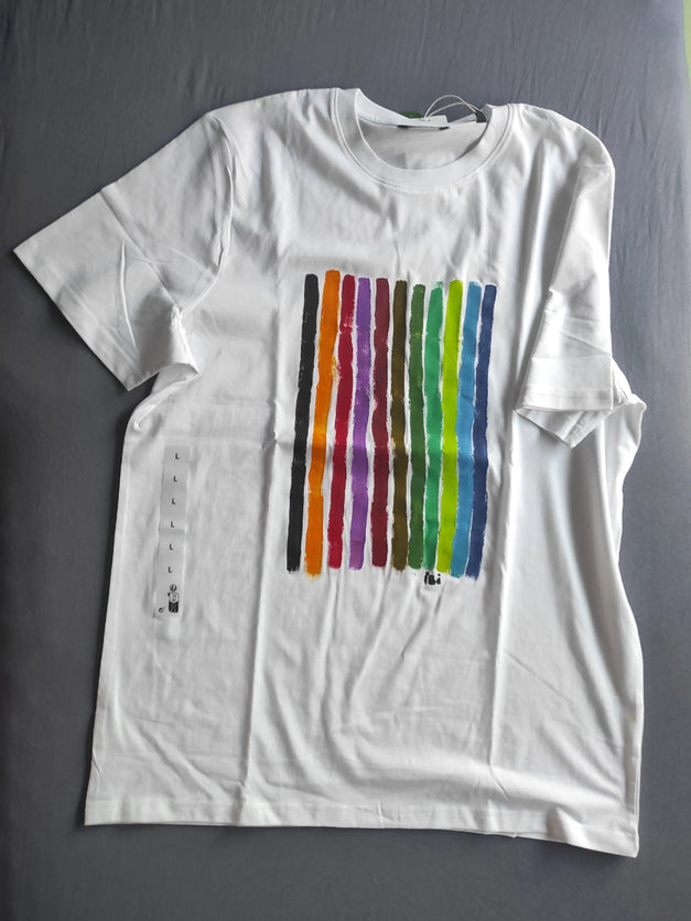 IBI T-SHIRT handbemalt Streifen