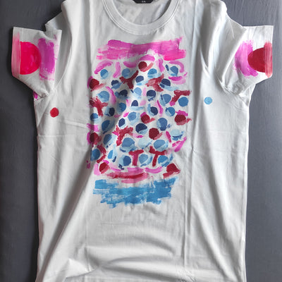 IBI handbemaltes T-Shirt Monde