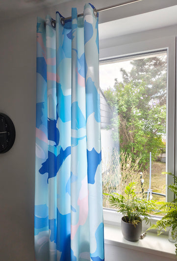 Jungen Zimmer Vorhänge blauer Himmel Monika Ibi Design