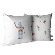 Dekokissen für Kinder Roboter Muster 40x40