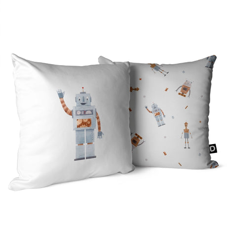 Dekokissen für Kinder Roboter Muster 40x40