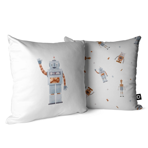 Dekokissen für Kinder Roboter Muster 40x40
