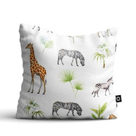 Kinderzimmer Dekokissen 40x40 Zebras und Giraffen