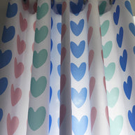 Mädchenzimmer Vorhänge Herzen Pastell Monika Ibi Design