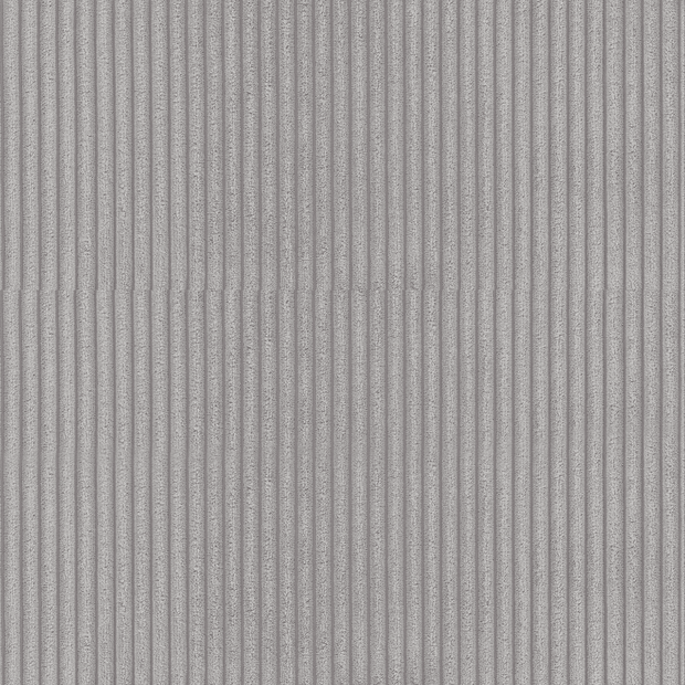 Cord Kissen Patchwork Grau