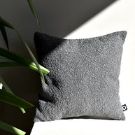 Sofa Kissen Boucle dunkelgrau