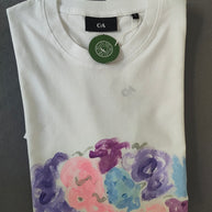 T-Shirt Sommertraum Pastell handbemalt Monika Ibi BELISIMIO Wien