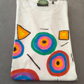 T-Shirt handbemalt bunte Kreise 