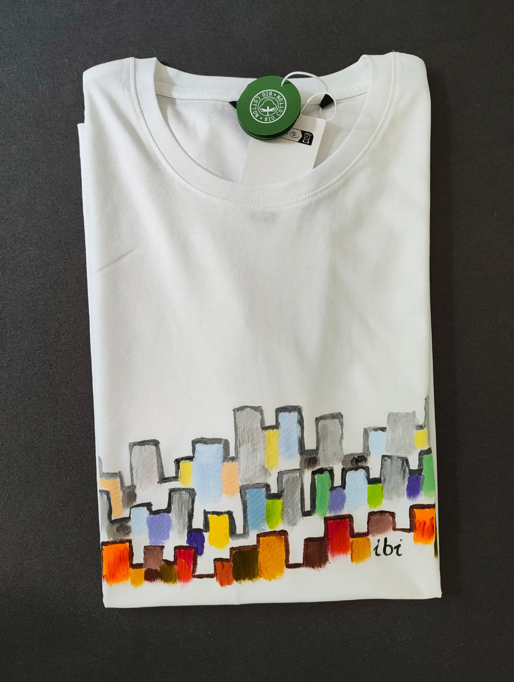 T-Shirt handbemalt Vienna City XL