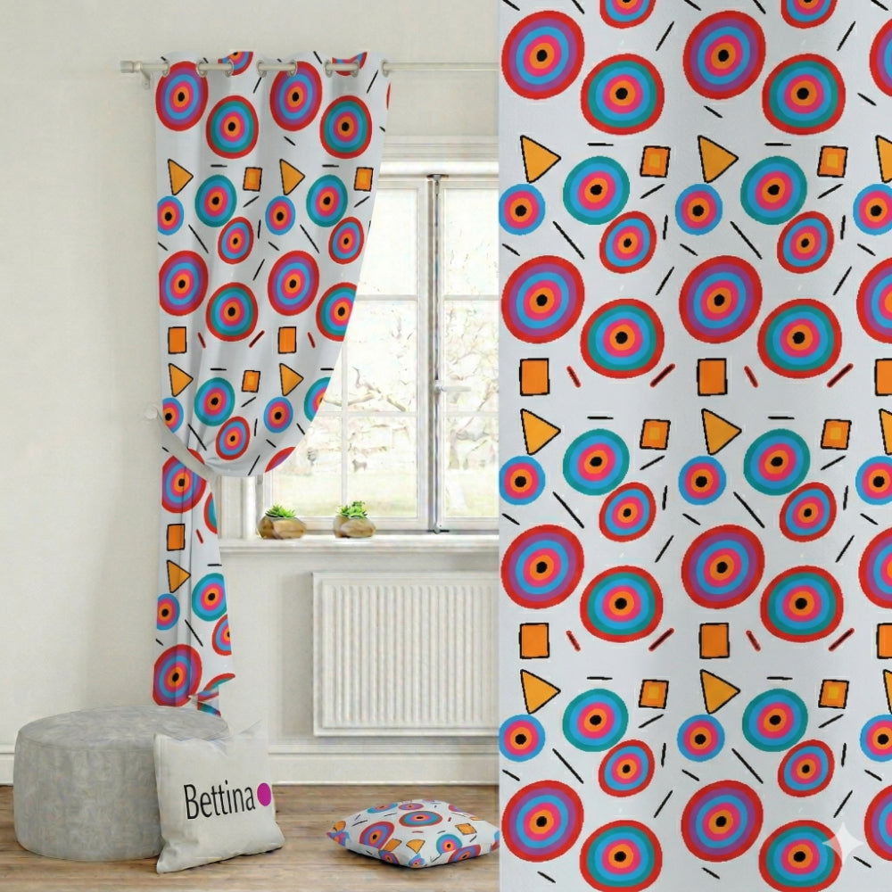 Vorhänge bunte Kreise
