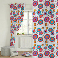 Vorhänge bunte Kreise
