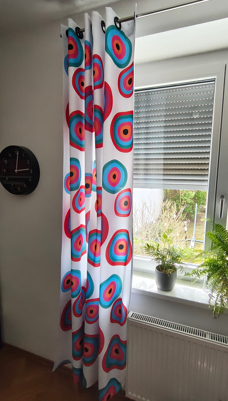 Kinderzimmer Vorhänge 150x230cm | farbenfrohe Kreise