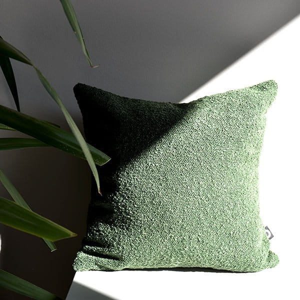 Zierkissen Boucle grüen