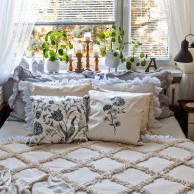 Schlafzimmer Dekokissen