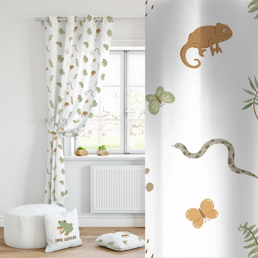 Kinderzimmer Vorhang Dschungel