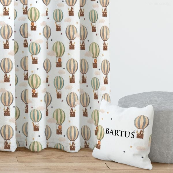 Ballons Vorhänge Kinderzimmer