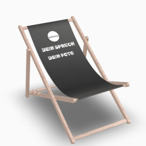 Liegestuhl mit Wunschmotiv Belisimo